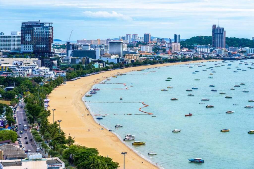 Central Pattaya - Sea View Large Balcony Condo With Infinity Pool المظهر الخارجي الصورة