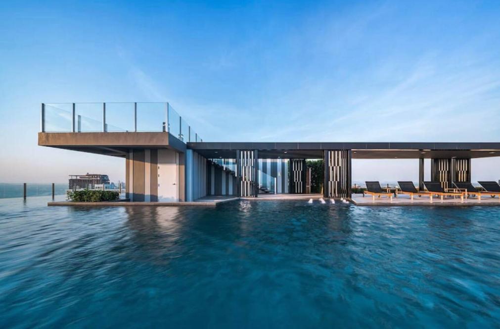 Central Pattaya - Sea View Large Balcony Condo With Infinity Pool المظهر الخارجي الصورة