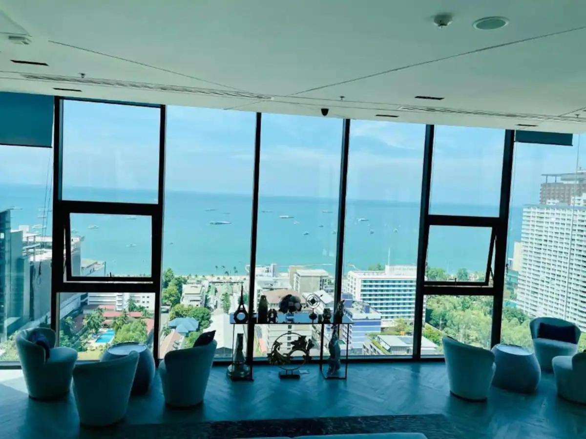 Central Pattaya - Sea View Large Balcony Condo With Infinity Pool المظهر الخارجي الصورة
