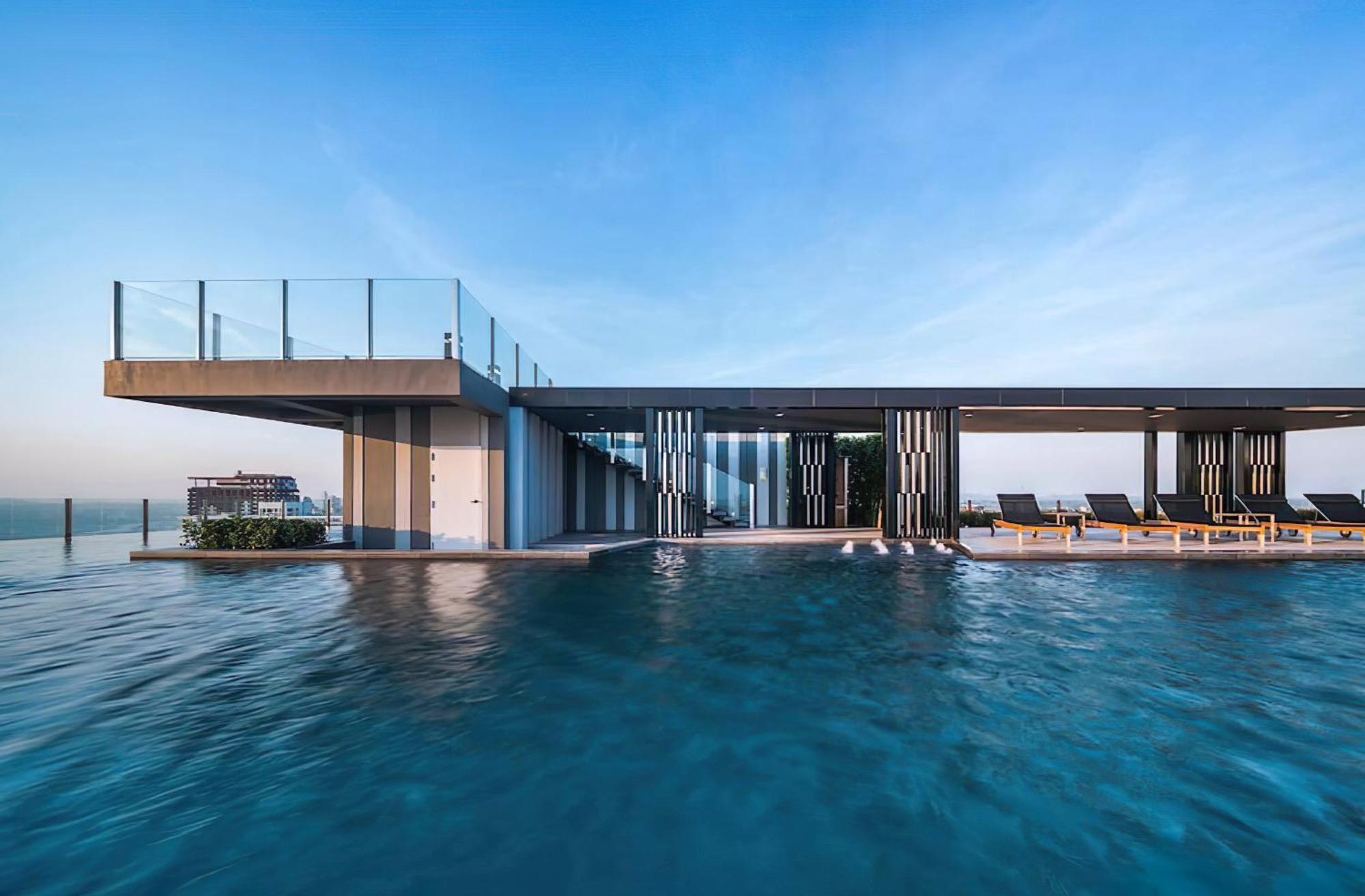 Central Pattaya - Sea View Large Balcony Condo With Infinity Pool المظهر الخارجي الصورة