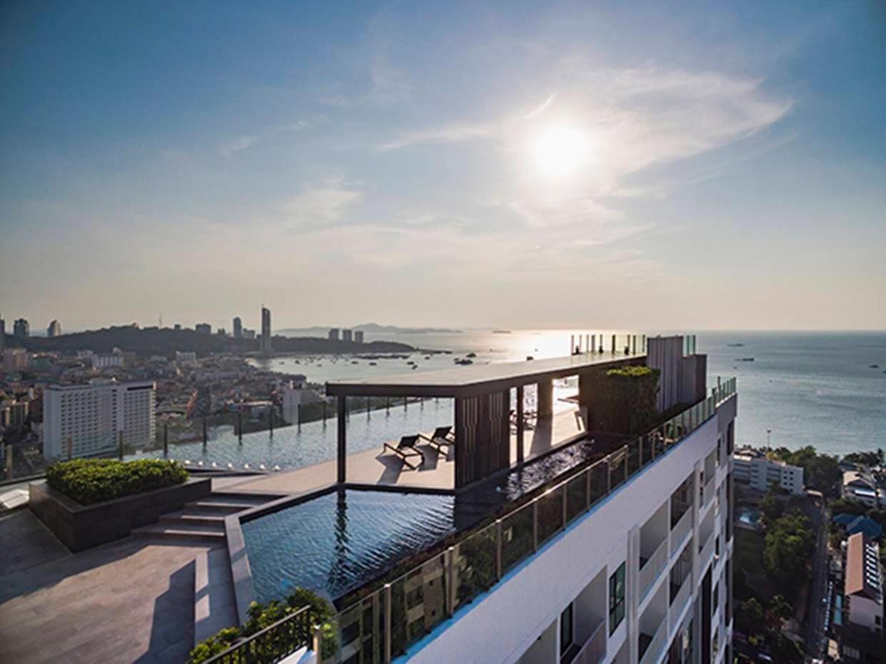 Central Pattaya - Sea View Large Balcony Condo With Infinity Pool المظهر الخارجي الصورة