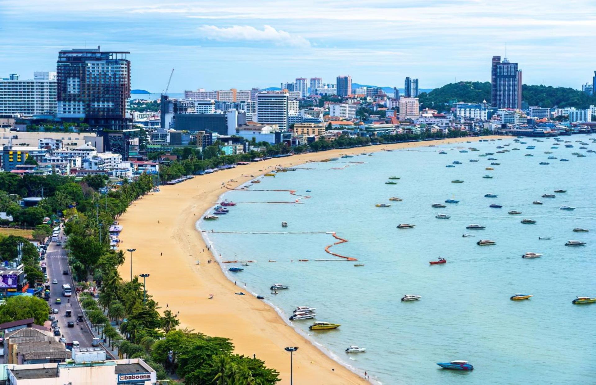 Central Pattaya - Sea View Large Balcony Condo With Infinity Pool المظهر الخارجي الصورة