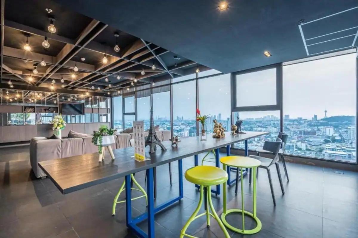 Central Pattaya - Sea View Large Balcony Condo With Infinity Pool المظهر الخارجي الصورة